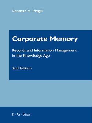 cover image of Corporate Memory